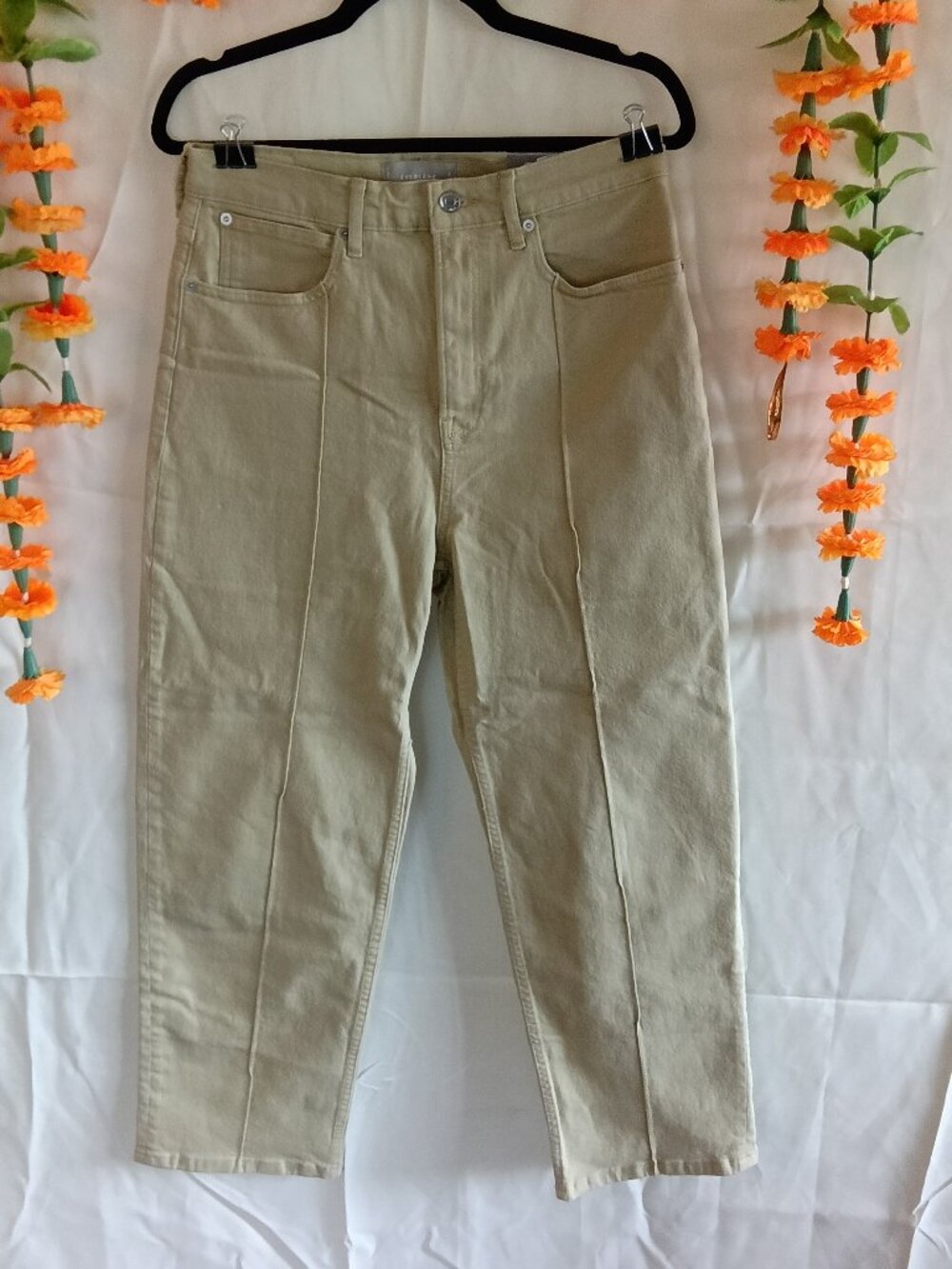 NWT Everlane The Way High Jean in Green Tea - 30 Regular Women's
